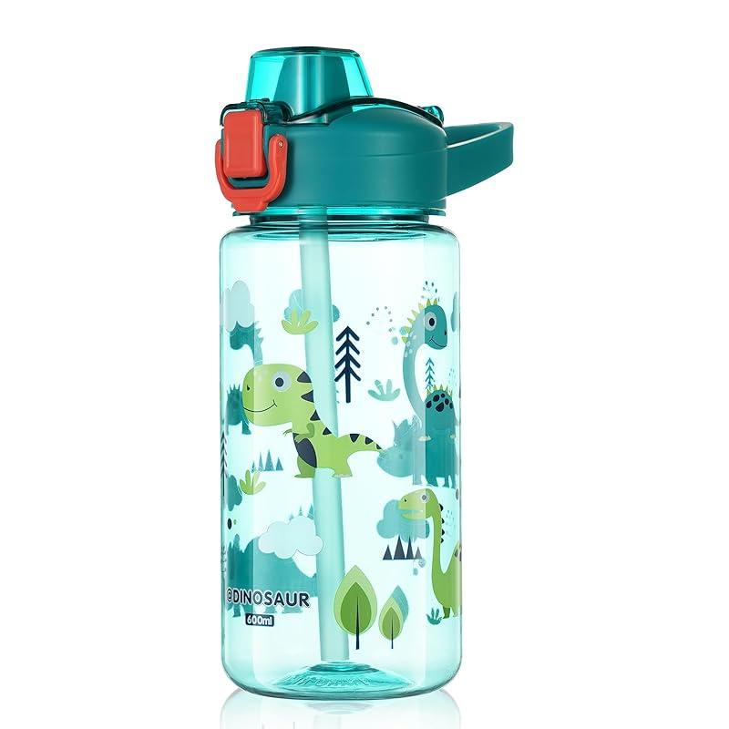 Mi opinión sobre la botella de agua dinosaurio azul para niños de 600ml.