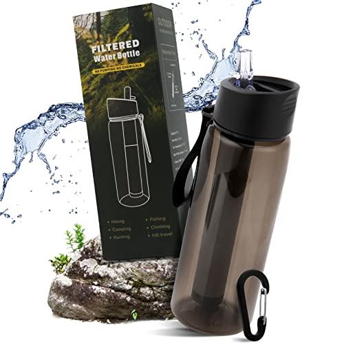 Mi opinión sobre el filtro de agua portable 640ml black para viajes.