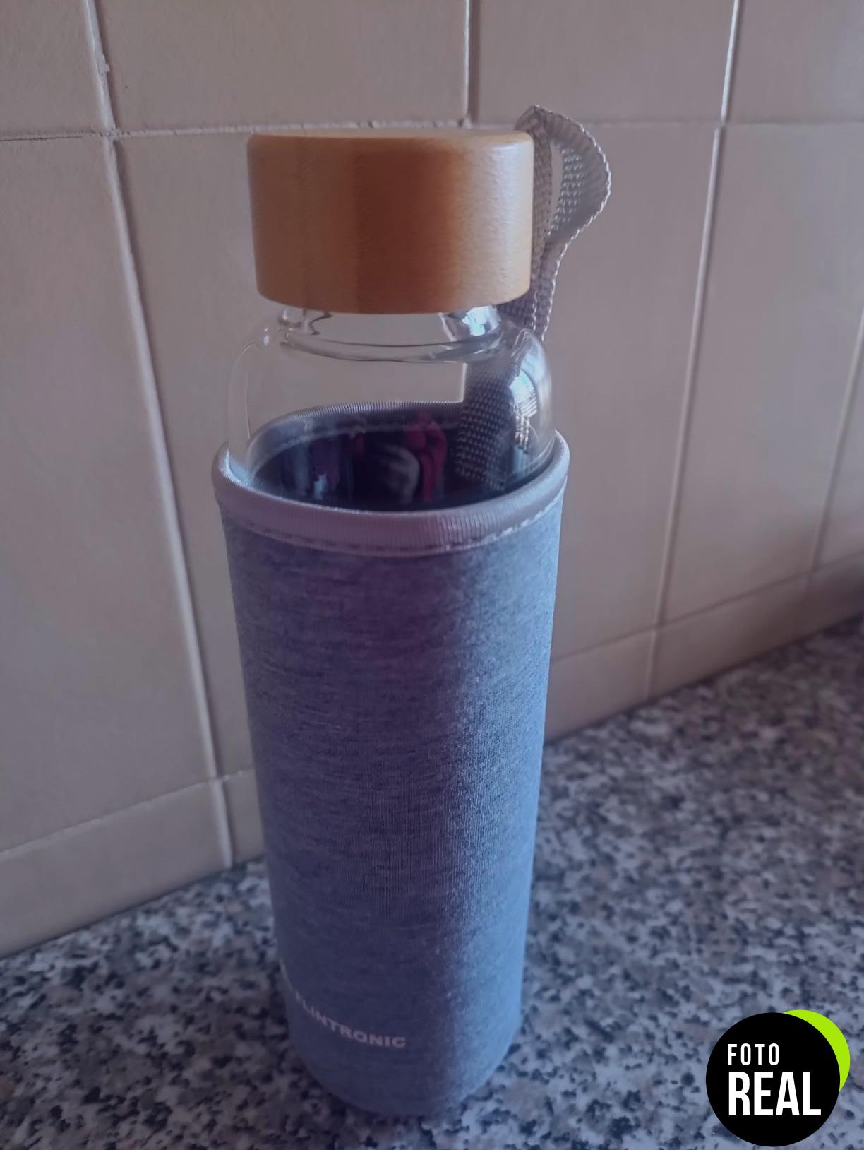 flintronic-botella-agua-cristal-550ml-reutilizable-foto-1