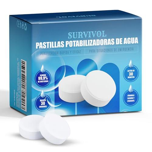 Mi opinión sobre las pastillas purificadoras SURVIVOL de 30 unidades.