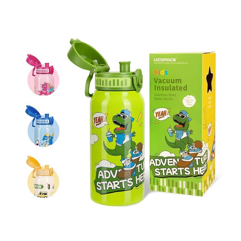 Mi opinión sobre la botella UZSPACE de acero para niños dinosaurio